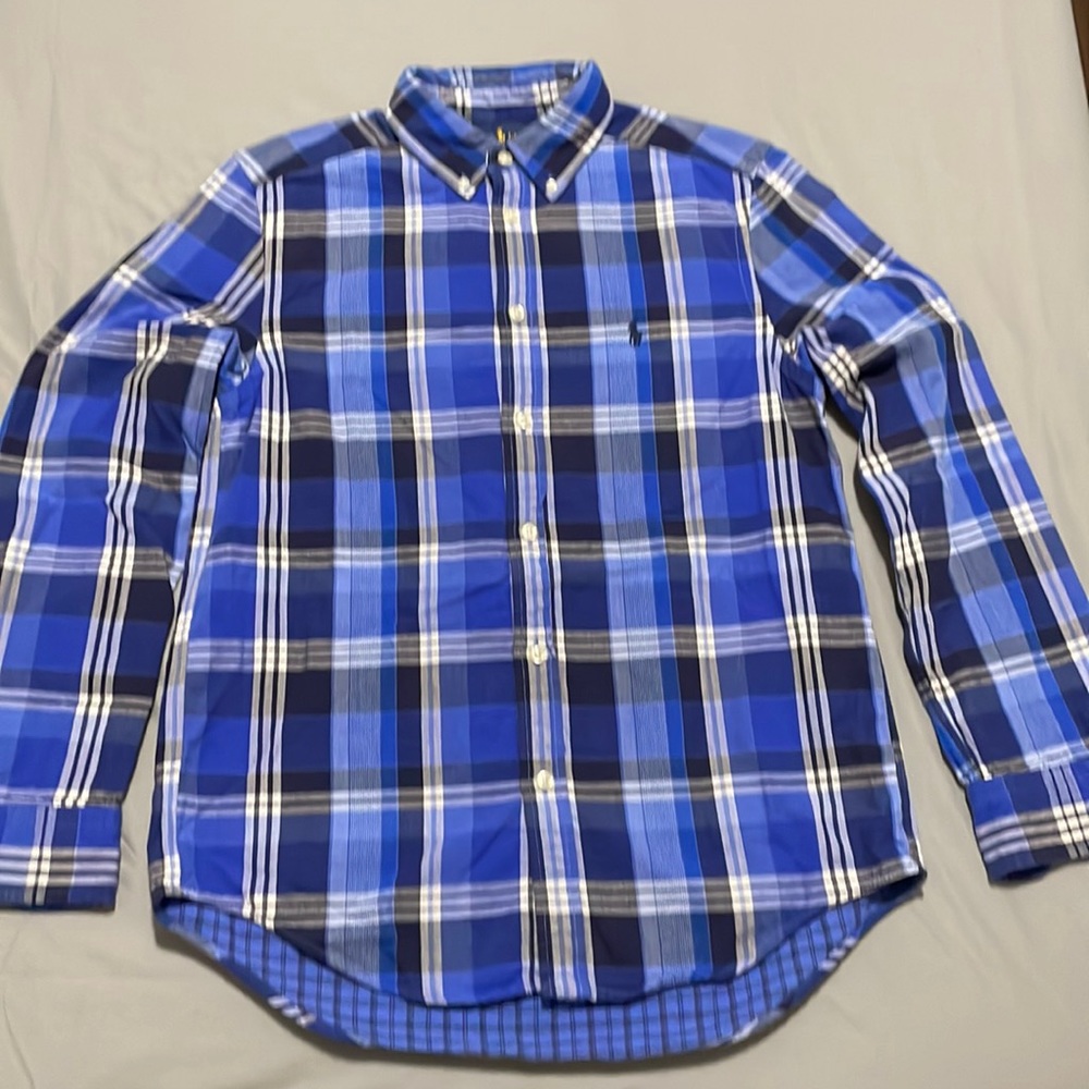Boys Polo Ralph Lauren Dress Shirt 100% Cotton